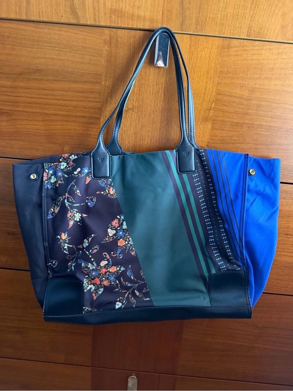 Tory Burch Multi-Color Large Tote Bag